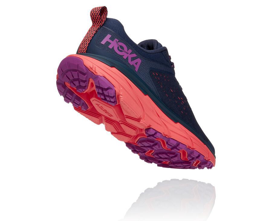 Hoka One One Trail Schoenen Dames - Challenger Atr 6 - Donkerblauw - HO1083752